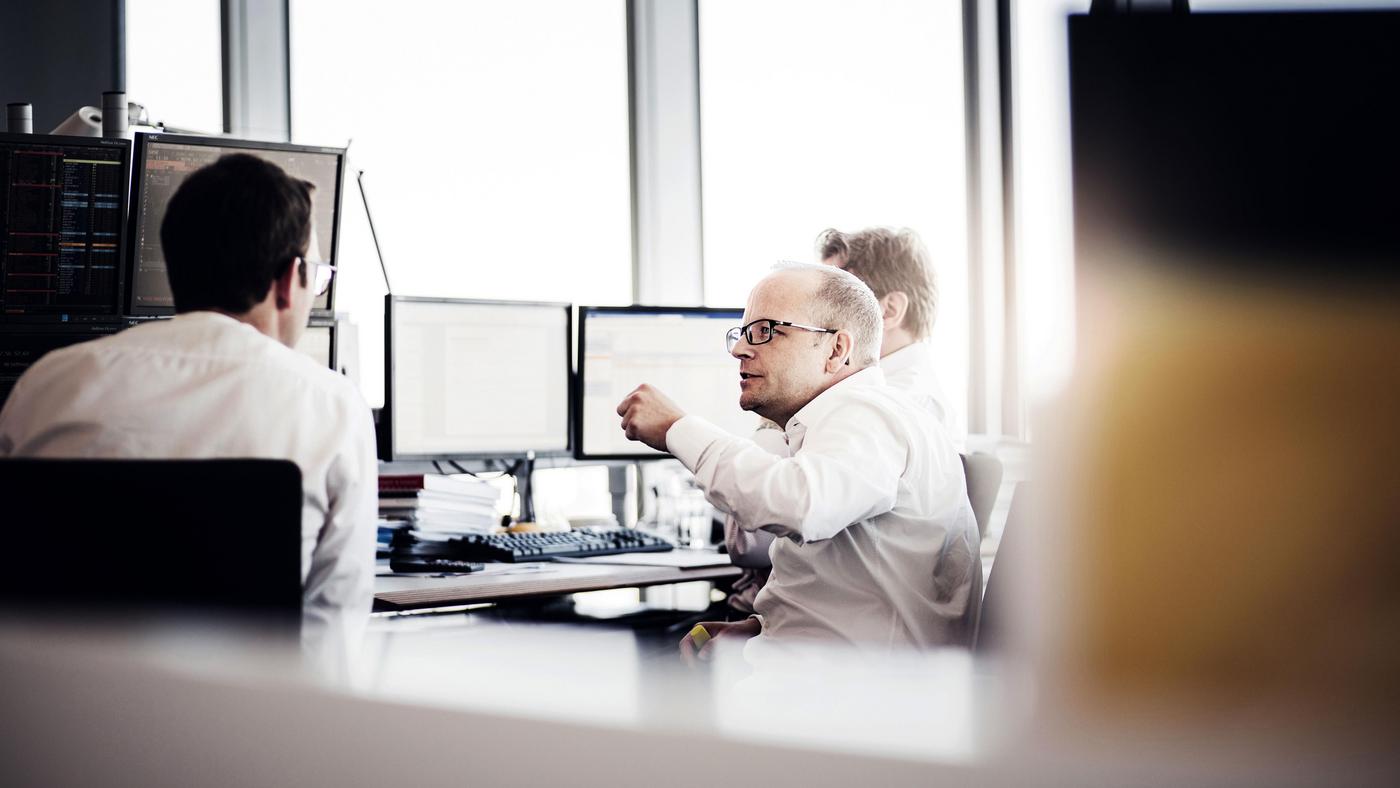 Fondsmanager at work